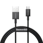 Cablu  alimentare si date Baseus Superior, Fast Charging Data Cable pt. smartphone, USB la Micro-USB 2A, 1m, negru