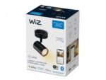 Spot LED RGB WiZ Imageo, Wi-Fi, Bluetooth, 4.9W, 345 lm, lumina albasicolor (2700-6500K), IP20, Metal, Negru - Image 2