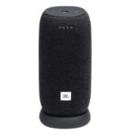 Boxa portabila smart Jbl Link Portable, Sunet 360 grade, Wi-Fi, Bluetooth, Wireless streaming, Asistent Google, Negru
