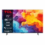 Televizor TCL LED 75V6B, 189 cm, Smart Google TV, 4K Ultra HD, Clasa E