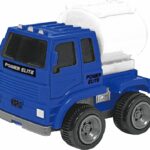 VEHICULE CU FRICTIUNE, SCARA 1/43, 10CM, AUTOCISTERNA ALBASTRA