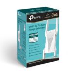 TP-link AXE5400 Wi-Fi6E Mesh Range Extender, Tri-Band, RE815XE, 1 Port Ethernet Gigabit, 2 Antene externe, Standarde Wireless: IEEE 802.11ax 6 GHz, IEEE 802.11a/n/ac/ax 5 GHz, IEEE 802.11b/g/n/ax 2.4 GHz, 4x antene externe, Viteza wireless: 574 Mbps în banda de 2.4 GHz, 2402 Mbps în banda de 5 GHz - Image 2