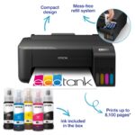 Imprimanta inkjet color CISS Epson L1270, dimensiune A4, viteza max 33ppm alb-negru, 15ppm color, rezolutie printer 5.760 x 1.440 DPI, alimentare hartie 100 coli, imprimare fara margini, interfata: USB 2.0, WI-FI, WI-FI Direct consumabile: 103 ecotank Black, Cyan, Magenta, Yellow, C13T00S14A - Image 2