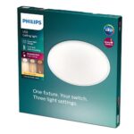 Plafoniera LED Philips Superslim CL550, 3 trepte de intensitate, 18W ,1500 lm, lumina calda (2700K), IP20, 30cm, Alb - Image 5