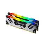 Memorie RAM Kingston FURY Renegade White RGB, 32GB DDR5, 7200MHz, CL38