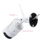Camera supraveghere video PNI House IP52LR 2MP 1080P wireless cu IP de exterior si interior si slot microSD, mod noapte, Senzor imagine: CMOS 1/2.8", lentila: 3.6mm, Unghi de vizualizare: 80°, Compresie imagine: H.264, 30 FPS, Microfon integrat, Difuzor integrat, wireless: 2.4 Ghz 802.11b/g/n - Image 6