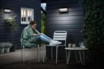 Aplica LED pentru exterior Philips Bustan, 2x4.5W (70W), 1000 lm, luminaneutra (4000K), dimabila, IP44, 78x220x92mm, Antracit - Image 3