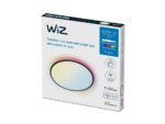 Plafoniera LED RGB WiZ Rune, Wi-Fi, Bluetooth, control vocal, 21W, 2100 lm, lumina alba si color (2700-6500K), IP20, 40cm, Metal/Plastic, Negru - Image 3
