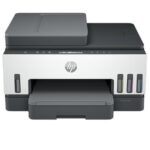 Multifunctional inkjet color HP Smart Tank 750 All-in-One, Format A4, Functii:Imprimare, scanare, copiere, viteza printare: 23ppm mono, 22ppm color,FPO. 14sec., Duplex, Volum lunar recomandat: 400-800 pagini, max. 5000pagini, rezolutie: 4800 x 1200 dpi, Limbaje printare: HP PCL 3 GUI ,Interfata