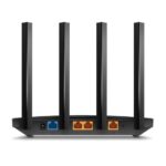 TP-Link Router Gigabit Dual-Band Wi-Fi 6 AX1500 ARCHER AX17, Standarde wireless: IEEE 802.11ax/ac/n/a 5 GHz, IEEE 802.11n/b/g 2.4 GHz, Viteza: 5 GHz: 1201 Mbps, 2.4 GHz: 300 Mbps, 4 antene fixe, Interfata: 1× port WAN Gigabit, 3× porturi LAN Gigabit, dimesiuni: 215 × 117 × 32 mm - Image 2