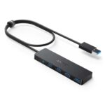 HUB USB Anker 4-in-1, porturi: 4 x USB 3.2 gen 1, conectare prin USB 2.0 (T), rata transfer 5 Gbps, ABS, negru