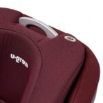 Scaun auto I-size U-Grow Goldfix Plus, isofix, 76-150 cm (9-36 kg), boxa bluetooth, rosu - Image 12