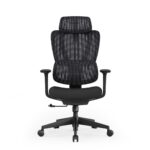 Scaun birou Serioux Aeromesh, Dimensiuni (LxAxÎ): 68,5x67x111-119cm, Capacitate greutate: 150 kg, Material suprafață: Material plasă, Material cadru: Fibră de sticlă de înaltă rezistență, Tip cotieră: Cotieră 3D, Tip pârghie pneumatică: Sistem de ridicare pe gaz clasa 3 de 85 mm - Image 3