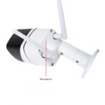 Camera supraveghere video PNI IP649 cu IP, 2MP 1080P, WiFi, slot card micro SD, compatibila cu aplicatia Tuya Smart, Culoare:  Alb / Negru, Senzor imagine:1/2.9" CMOS F37, Rezolutie: 1080P (1920 x 1080), Tip lentila: f:3.6mm, Compresie imagine: H.264+, Microfon integrat, Difuzor integrat, 1 X 10/100 - Image 4