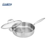 TIGAIE ADANCA INOX+CAPAC STICLA 28X7.5CM, ATOMIC3, COOKING BY HEINNER - Image 3