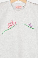 TRICOU CASUAL BICICLETE FAMILIE COPII LIGHT GREY-M - Image 2