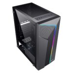 Carcasa SPACER WARRIOR, RGB, Mid Tower, Black - Image 3