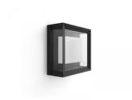Aplica LED RGB pentru exterior Philips Hue Econic, 15W (79W), 1150 lm ,lumina alba si color (2000-6500K), IP44, 260x260x115mm, Negru - Image 2