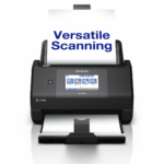 EPSON WORKFORCE ES-590W A4 SCANNER, Format A4, Scanner CIS, Sursa lumina LED, Rezolutie: 600 x 600 DPI, Senzor ultrasonic, Touchscreen 10.9cm, Viteza scanare: 45ppm, Capacitate : 100 coli, Volum zilnic:5000 pagini, Duplex single pass, Interfata: USB, WI-FI, LAN, Dimensiuni: 296‎ x 169 x 167 mm - Image 2