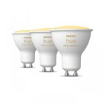 3 Becuri LED inteligente Philips Hue Spot, Bluetooth, GU10, 5W, 350 lm ,lumina alba (2200-6500K)