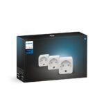 Set 3 Prize Inteligente PHILIPS Hue Smart Plug tip F alb 220-240V 2300W ZigBee Bluetooth | compatibil Alexa Siri Google Assistant