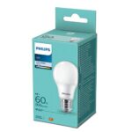 Bec LED Philips A60, E27, 8W (60W), 806 lm, lumina neutra (4000K), mat - Image 2