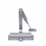 AMORTIZOR HIDRAULIC DE USA ISEO ARGINTIU 37L100003; Forță de inchidere: EN 2/3/4 selectabila pentru usi cu latimea de până la 1.100 mm (forta fixa EN 3 în configurație cu brațe paralele pentru uși cu lățimea de până la 950 mm); Dimensiune selectabila prin modificarea pozitiei corpului fata de