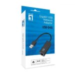 LevelOne USB-0401, Gigabit USB Network Adapter, 23.4 x 16.5 x 51 mm