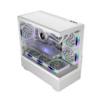 Carcasa 1st PLAYER MI5, RGB, Mid Tower, White - Image 3