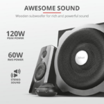 Boxe Stereo Tytan 2.1 Speaker Set - black - Image 3