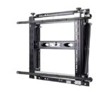 Suport perete cu pop-out B-Tech pentru ecrane cu diagonale intre 42"-120", greutate maxima suportata 125kg, VESA min. 200x100, VESA max. 400x400, distanta maxima de la perete 29.3 cm, sistem Push to open/push to close, se poate monta atat pe perete cat si pe bara, negru - Image 3
