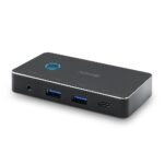 Switch USB Lindy, 4 porturi USB 3.0 2:4, latime de banda suportata 5 Gbps, chipset RTS5411, GPD8104B, AWS3410 - Image 2
