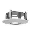 Suport Hikvision montaj tavan DS-1227ZJ-DM37, metal si plastic, alb, dimensiuni: Ø 225 mm × 98.2 mm, greutate: 700g.