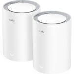 Sistem Wireless Mesh Gigabit CUDY M3600 BE3600, Wi-Fi 7, Dual-Band 688 + 2882 Mbps, 2 bucati, alb