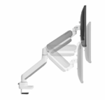 Brat monitor Neomounts DS70-450WH1; pentru display-uri cu diagonale 17"-42", sistem de prindere VESA 75x75~100x100, greutate maxima suportata 15kg, full motion, tilt +45°, swivel 90°, rotate 180°; gas spring; culoare alb. Garantie 5 ani - Image 2