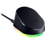 Mouse Razer Dock Pro, iluminare Razer Chroma™ RGB, Built-in Razer™ HyperPolling 8K Hz, compatibil  Basilisk V3 Pro, Cobra Pro and Naga V2 Pro, negru