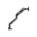 Suport monitor Serioux SRXA-MM101-C012GR, arc cu gaz, compatibilitate dimensiune ecran 24"-57", greutate maximă suportata: 2~30 kg, VESA: 75x75, 100x100, 100x200, 200x100, 200x200, inclinare: +70°~-45°, pivotare: +90°~-90°, rotația ecranului: 360° - Image 4