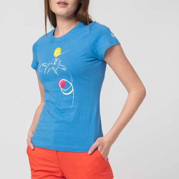 TSHIRT CASUAL F CAL PEGAS AZURE-XS
