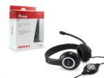 Casti Head-band EQUIP Stereo USB Headset, Wired, Negru