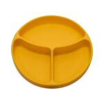 Farfurie compartimentata din silicon cu ventuza, orange, U-Grow