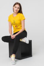 TSHIRT CASUAL F CAL PEGAS YELLOW-M - Image 2