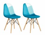 SET 2 SCAUNE STIL SCANDINAV- BLUE