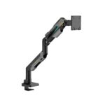 Suport monitor Serioux SRXA-MM101-C012GR, arc cu gaz, compatibilitate dimensiune ecran 24"-57", greutate maximă suportata: 2~30 kg, VESA: 75x75, 100x100, 100x200, 200x100, 200x200, inclinare: +70°~-45°, pivotare: +90°~-90°, rotația ecranului: 360° - Image 3