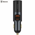 Incarcator auto Baseus Share Together, 1 x USB Output 5V/3A, 1 x USB Type-C max 5V/3A si 1 x bricheta auto 60W, total output 120W, pt. bricheta auto, gri