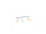 Spot LED RGB WiZ Imageo, Wi-Fi, Bluetooth, 3x4.9W, 1035 lm, lumina alba si color (2700-6500K), IP20, Metal, Alb