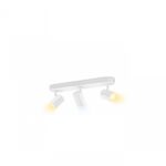Spot LED RGB WiZ Imageo, Wi-Fi, Bluetooth, 3x4.9W, 1035 lm, lumina alba si color (2700-6500K), IP20, Metal, Alb