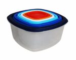 SET 7 CASEROLE PATRATE CU CAPACE,PLASTIC, VANORA HOME - Image 3