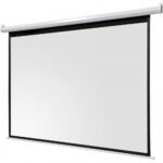 Ecran proiectie electric, perete/tavan, 200 x 150 cm, Celexon, dimensiuni carcasa 229,5x 6,5x 6,5 cm, PVC cu suprafata reflector difuza pentru un unghi larg de vizualizare de 160 grade, format 4:3, diagonala 98", telecomanda - Image 2