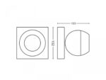 Spot LED Philips Hue Buckram, Bluetooth, GU10, 5W (50W), 350 lm ,luminaalba (2200-6500K), IP20, 10.2cm, Metal, Alb - Image 3