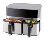 FRITEUZA DUBLA CU AER CALD HEINNER PRODUAL FUSION HAF-H9DB17BKS - Image 2